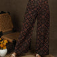 Beautiful Black Ajrakh wide leg palazzo pant