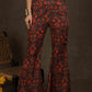 Classy floral print bootcut Pant