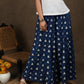 Classy indigo wide leg palazzo pant