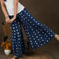 Classy indigo wide leg palazzo pant