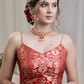 Exclusive Pure Banarasi Back Open  Blouse with Noodle Strap. Lining Given