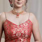 Exclusive Pure Banarasi Back Open  Blouse with Noodle Strap. Lining Given
