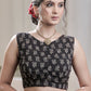 Elegant Black Ajrakh Cotton  Sleeveless Blouse