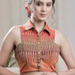 Trendy Ikat Cotton  Blouse