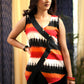Exclusive designer ikat top