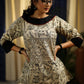 Madhubani printed exclusive cotton dupion top