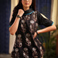 Exclusive cowl neck Ajrakh block printed top
