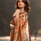 Classic Mustard Art Silk Saree with Traditional Kalamkari Print