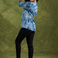 Vibrant Printed Cotton Pleated Top With Relaxed Fit