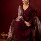 Elegant Rayon Kurta Featuring Handcrafted Mirror Embroidery - Pant and Dupatta optional