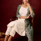 “Stylish cotton sleeveless kurta with pant n jacket optional