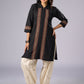 Smart Black Cotton Shirt Tunic Pant Additional