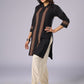 Smart Black Cotton Shirt Tunic Pant Additional