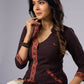 Elegant Black Cotton Ajrakh Tunic Pant Additional