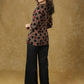 Beautiful Black Cotton Ajrakh Combination Top