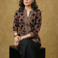 Beautiful Black Cotton Ajrakh Combination Top