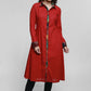 Maroon Cotton Shirt Styled Patch Work Kurta-Pant Optional