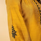 Pleasant Mustard Cotton Silk Embroidered Tunic