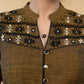 Comfortable Pure Cotton Thread Mirror Embroidered Tunic - Pant Optional