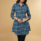 Easy to pair Cotton Indigo Shirt Tunic