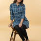 Easy to pair Cotton Indigo Shirt Tunic