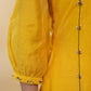 Elegant Hand Embroidered Yellow Chanderi Festive Tunic - Pant Optional