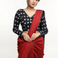 Black Double Ikkat Full Sleeve Blouse