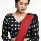 Black Double Ikkat Full Sleeve Blouse