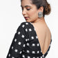 Black Double Ikkat Full Sleeve Blouse