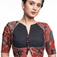 Smart Ajrakh Patch Work Blouse