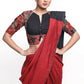 Smart Ajrakh Patch Work Blouse