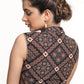 Smart Ajrakh Sleeveless Cotton Blouse