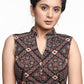 Smart Ajrakh Sleeveless Cotton Blouse