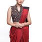 Smart Ajrakh Sleeveless Cotton Blouse