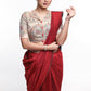Exclusive Madhubani printed cotton blouse - Plain Saree Optional