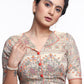 Exclusive Madhubani printed cotton blouse - Plain Saree Optional