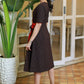 Stylish Polka Dots Crossover Ajrakh Dress