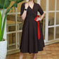 Stylish Polka Dots Crossover Ajrakh Dress