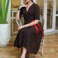 Stylish Polka Dots Crossover Ajrakh Dress