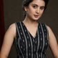 Classy Ikkat Sleeveless Blouse