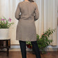 Cement Colour Cotton Tunic with beautiful Fine embroidery pattern