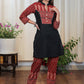 Elegant Designer Cotton Ajrakh Combination Tunic