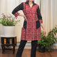 Trendy Cotton Animal Ajrakh and Ikat Combination Tunic