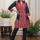 Trendy Cotton Animal Ajrakh and Ikat Combination Tunic