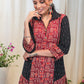 Trendy Cotton Animal Ajrakh and Ikat Combination Tunic