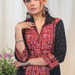 Trendy Cotton Animal Ajrakh and Ikat Combination Tunic