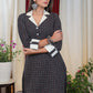 Beautiful Cotton Kantha Stitch Print Tunic with Contrast Details
