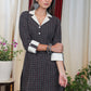 Beautiful Cotton Kantha Stitch Print Tunic with Contrast Details