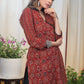 Elegant Cotton Ajrakh Combination Tunic