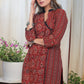 Elegant Cotton Ajrakh Combination Tunic